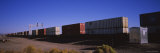 Cargo Containers on a Freight Train, California, USA