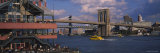 Brooklyn Bridge, East River, Manhattan, New York City, New York, USA