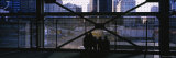 People Looking at a Memorial, Ground Zero, Manhattan, New York City, New York, USA