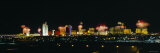 Buildings Lit Up at Night, Las Vegas, Nevada, USA