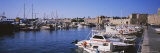 Boats Docked at a Harbor, Kusadesi Harbor, Ephesus, Turkey