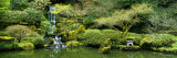 Waterfall in a Garden, Japanese Garden, Washington Park, Portland, Oregon, USA