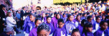 Girls and Boys Walking in a Good Friday Procession, San Miguel de Allende, Guanajuato, Mexico