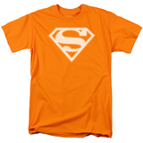 Superman - Orange & White Shield T-Shirt