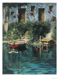 Buy Garden by the Water at AllPosters.com