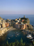 Cinque Terre, Coastal View and Village, Vernazza, Liguria, Italy