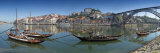 Ponte de Dom Luis I and Port Carrying Barcos, Porto, Portugal