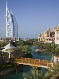 Burj Al Arab Hotel from the Madinat Jumeirah Complex, Dubai, United Arab Emirates