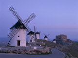 La Mancha, Windmills, Consuegra, Castilla-La Mancha, Spain