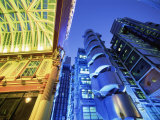 Leadenhall Street Market and Lloyds Building, London, England