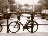 Buy Bike on Bridge and Canal, Amsterdam, Holland at AllPosters.com