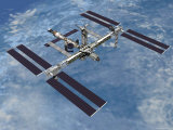 Buy Computer Generated Image of the International Space Station at AllPosters.com