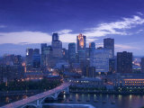 Buy Skyline of Minneapolis, Minnesota, USA at AllPosters.com