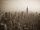 Manhattan Skyline Including Empire State Building, New York City, USA