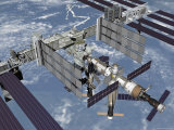 Buy Computer Generated Image of the International Space Station at AllPosters.com