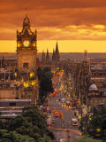 Princes St., Calton Hill, Edinburgh, Scotland