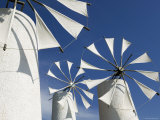 Traditional Cretan Windmills, Ano Kera, Iraklio Province, Crete, Greece