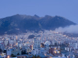 Pichincha Volcano and Quito Skyline, Ecuador