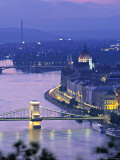 Chain Bridge and Danude, Budapest, Hungary