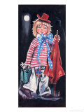 Retro Clown in Moonlight