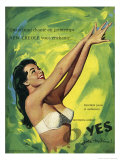 1960's Pin-Up Girl in Lingerie