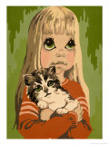 Girl Holding Cat