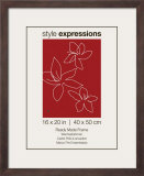 Flat Top Espresso Wood Frame Fits 16 x 20 Print