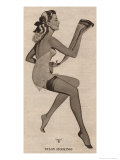 1950's Nylon Stockings Premium Poster