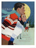 Buy Romantic Moonlit Ice Skating at AllPosters.com