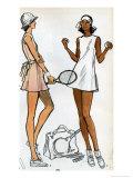Buy Tennis Dress Patternmaking Illustration at AllPosters.com