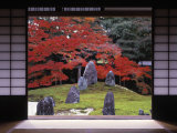Buy Sand Stone Garden, Komyo-In, Kyoto, Japan at AllPosters.com