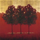 Hot Red Three Art Print