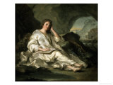 Buy La Madeleine Ou Une Penitente Dans Le Desert, c.1742-1744 at AllPosters.com
