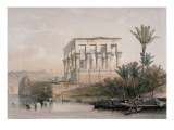 Hypaethral Temple at Philae, the Bed of Pharoah