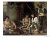 Buy Femme D'Alger Dans Leur Appartement at AllPosters.com