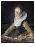 Buy Young Woman Doing Her Studies at AllPosters.com
