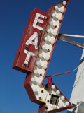 Eat Diner Sign along West 6th Avenue, San Jacinto District, Amarillo, Texas
