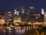Golden Triangle Downtown Area from Mt. Washington, Pittsburgh, Pennsylvania