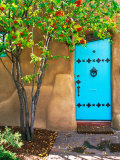 Buy Turquoise Door, Santa Fe, New Mexico at AllPosters.com