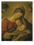 Buy Madonna with the Infant Jesus Sleeping, 17th century at AllPosters.com