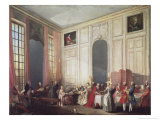 Buy Tea at the Temple in the Salon of Four Mirrors in Prince Conti's Home at AllPosters.com