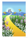 Golden Street Giclee Print