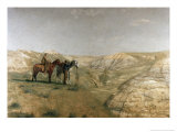 Cowboys in the Badlands, c.1887