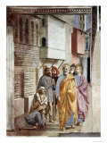 Buy Saint Peter Following Saint John as He Heals The Sick with His Shadow at AllPosters.com