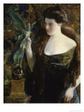 Buy Young Woman and Statue at AllPosters.com