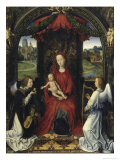 Madonna and Child with Two Angels