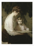 Mother and Child Reading