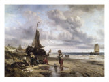 Buy Children Playing by the Ocean at AllPosters.com