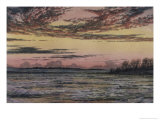 Sunset over the Ice