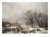 Figures on a Frozen Waterway, no.2